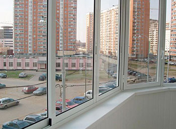 Холодное остекление балкона в г. Подольск